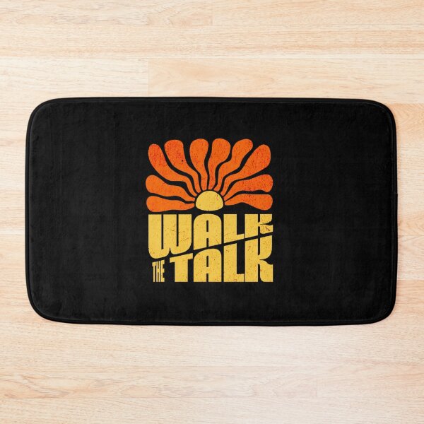 Item preview,  "Walk the Talk" Inspirational Quote – Motivational Action Over Words Design designed and sold by Colorful-Garden.