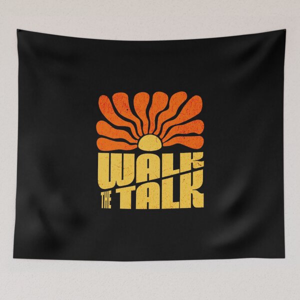 Item preview,  "Walk the Talk" Inspirational Quote – Motivational Action Over Words Design designed and sold by Colorful-Garden.