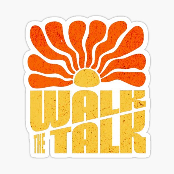 Artikel-Vorschau von Inspirierendes Zitat „Walk the Talk“ – Motivierendes Handeln statt Worte, designt und verkauft von Colorful-Garden.