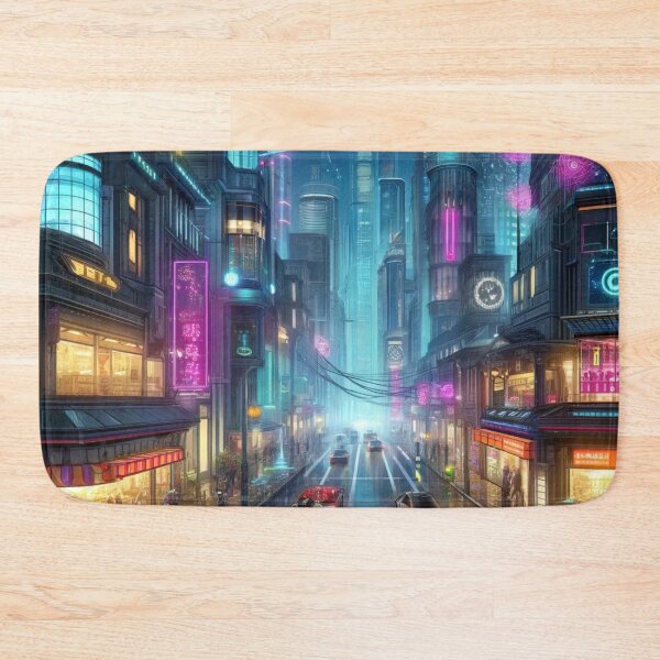 Item preview, Cyberpunk City at Night designed and sold by Eric Nagel.