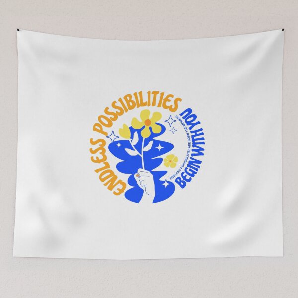 Item preview, "Endless Possibilities" Inspirational Design – Motivational Quote Artwork designed and sold by Colorful-Garden.