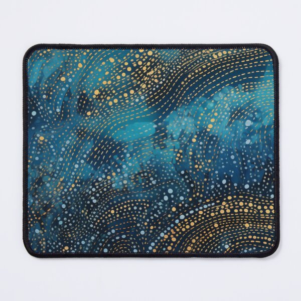 Item preview, Aboriginal Inspired Dot Art - Water Golden Ripples designed and sold by GrinGalore.