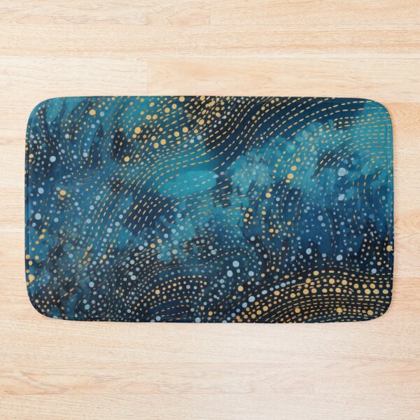 Item preview, Aboriginal Inspired Dot Art - Water Golden Ripples designed and sold by GrinGalore.