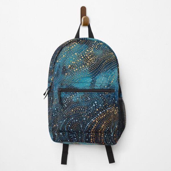 Item preview, Aboriginal Inspired Dot Art - Water Golden Ripples designed and sold by GrinGalore.