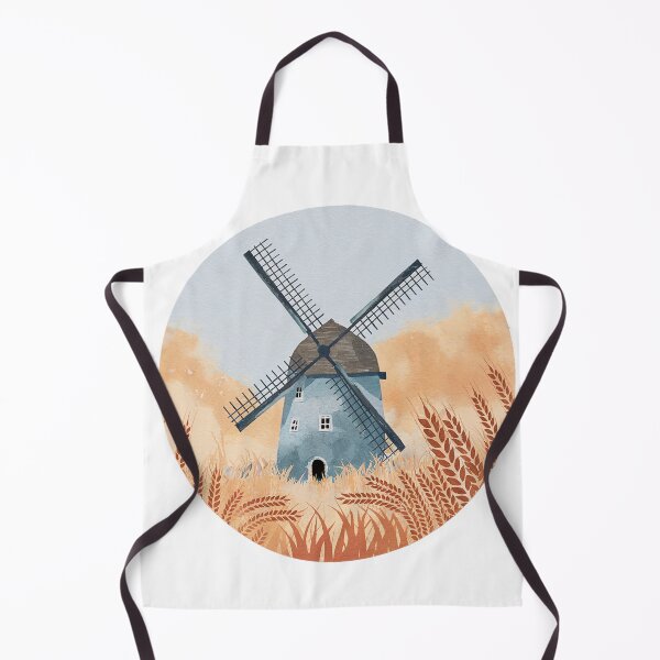 Item preview, Windmill in delft blue designed and sold by Random Designs.