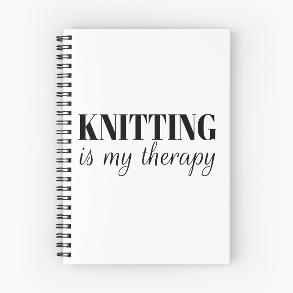 Item preview, Knitting Is My Therapy designed and sold by coolfuntees.