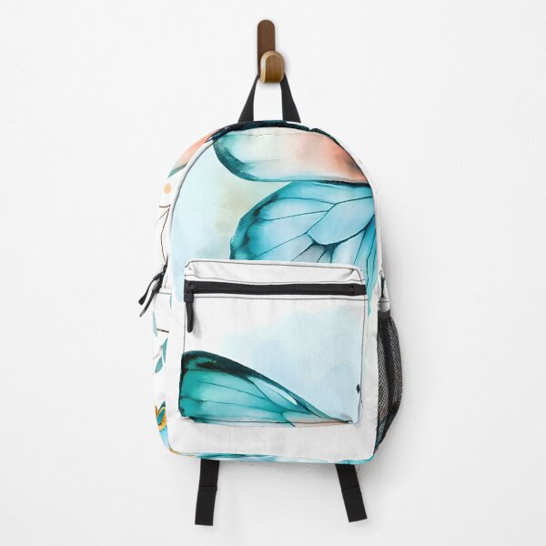 Item preview, Blue & Pink Butterfly - Nature-Inspired Design designed and sold by Shirtastically.