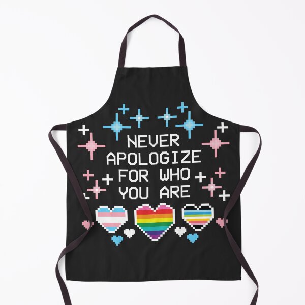 Item preview, Never apologize for who you are [heart trio] designed and sold by deadbeatprince-typography.