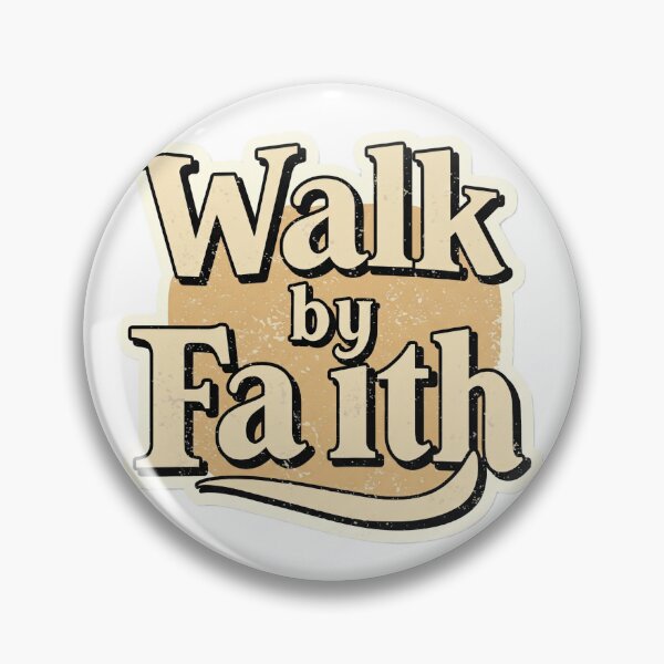 Item preview, This vintage-inspired features the phrase 'Walk by Faith'  designed and sold by lotus2lin.