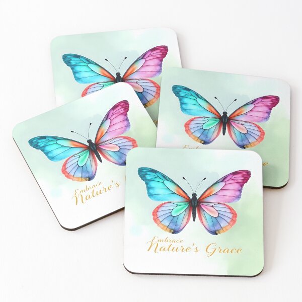Item preview, Vibrant Butterfly Motif - Embrace Natures Grace designed and sold by Shirtastically.