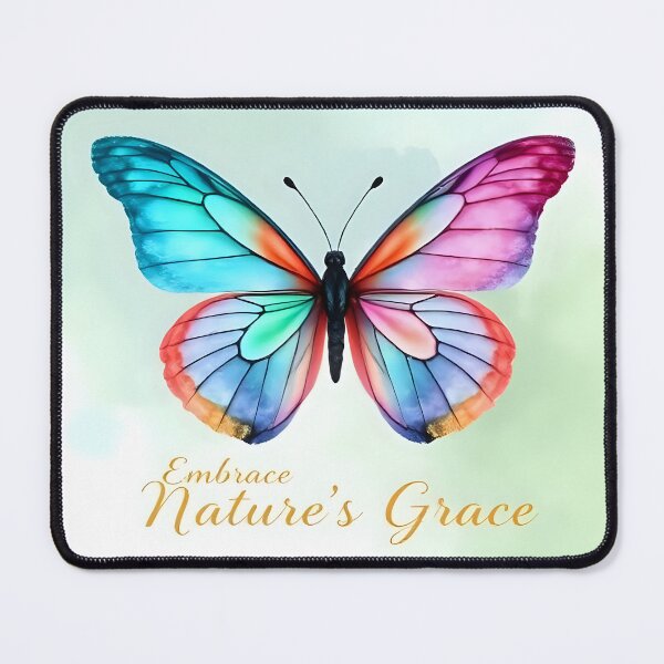 Item preview, Vibrant Butterfly Motif - Embrace Natures Grace designed and sold by Shirtastically.