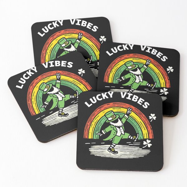 Item preview, Happy Vibes St. Patrick's Day Regenbogen designed and sold by LuminOrb.