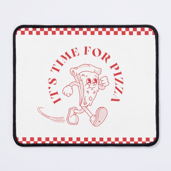 Item preview, It’s Time for Pizza – Retro Cartoon Style Design designed and sold by printogoal.