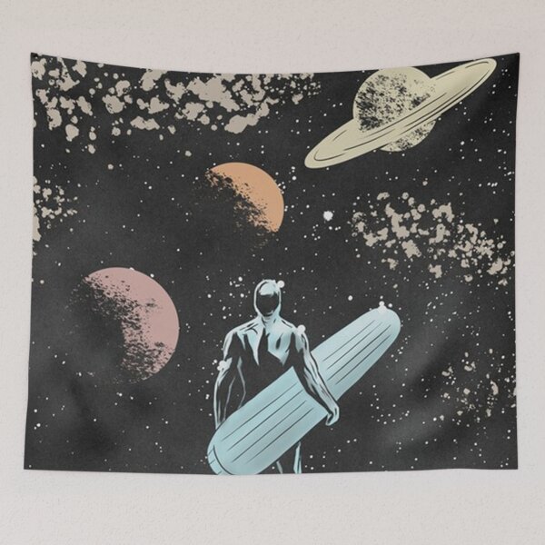 Item preview, Silver Surfer In Space designed and sold by harfOrdsLee.