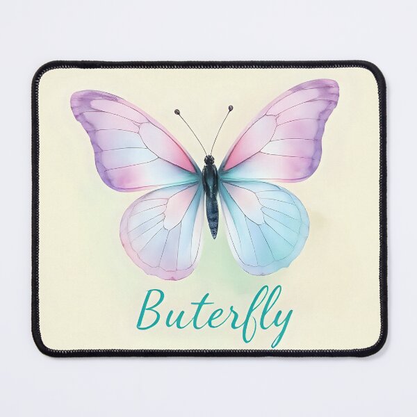 Item preview, Butterfly Pastels in Blue & Pink designed and sold by Shirtastically.