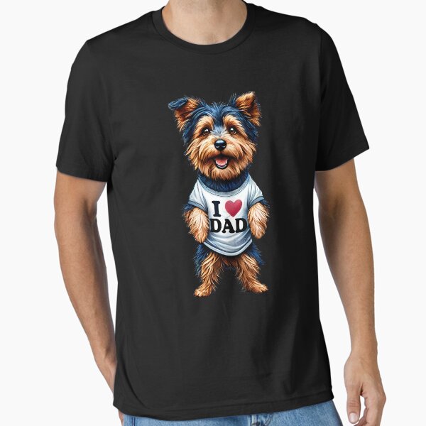 Item preview, Australian Terrier Dad I Love Dad Australian Terrier Lover designed and sold by Kimberley King Art  King Art.