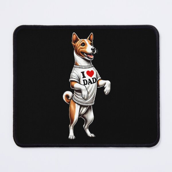 Item preview, Basenji Dad I Love Dad Basenji Lover designed and sold by Kimberley King Art  King Art.