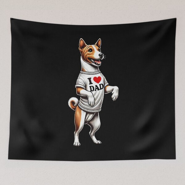 Item preview, Basenji Dad I Love Dad Basenji Lover designed and sold by Kimberley King Art  King Art.