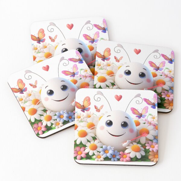 Item preview, Smiling eggs Enchanted Butterfly Meadow designed and sold by choder61.