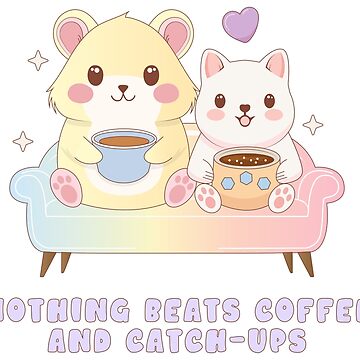 Artwork thumbnail, Cute Coffee and Catch-Ups by Cosy Fox