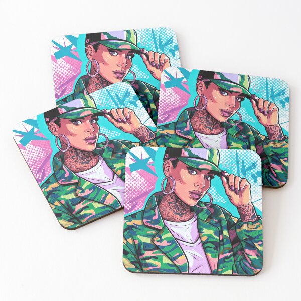 Item preview, Urban Street Style Pop Art Camo Fashion Illustration designed and sold by CamouflageLab.