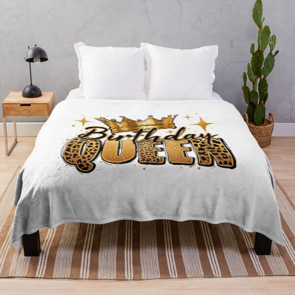 Item preview, Birthday Queen – Glam Gold Leopard Print Crown designed and sold by DXINERZ.