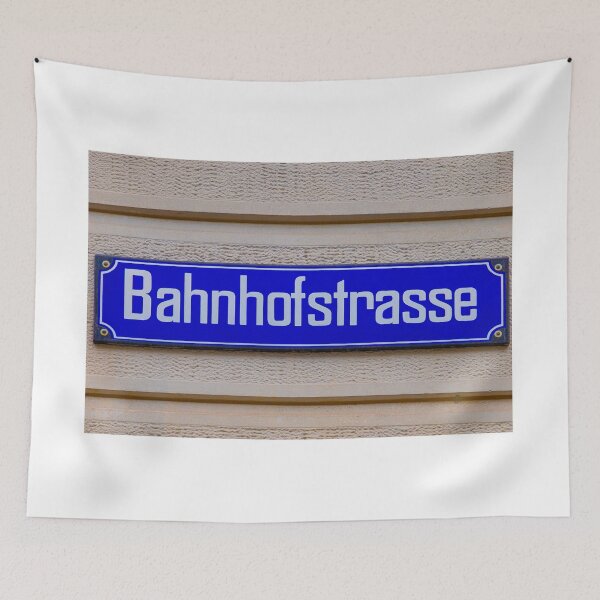Item preview, Bahnhofstrasse on a Placard designed and sold by Mats Silvan.