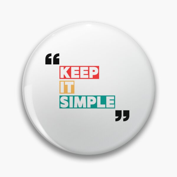 Item preview, keep It simple designed and sold by PixelReflect.