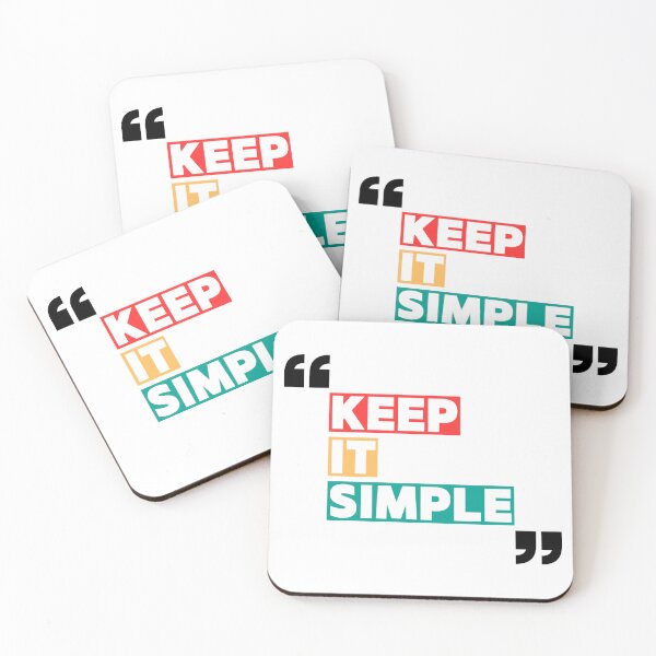 Item preview, keep It simple designed and sold by PixelReflect.