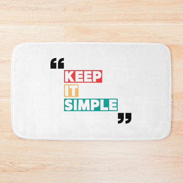 Item preview, keep It simple designed and sold by PixelReflect.