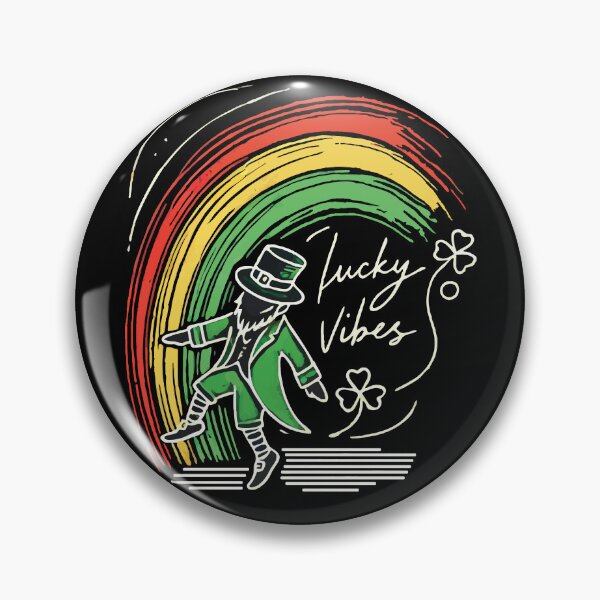 Item preview, St. Patrick's Day Lucky Vibes Rainbow designed and sold by LuminOrb.