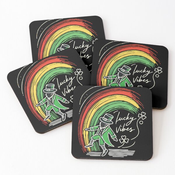 Item preview, St. Patrick's Day Lucky Vibes Rainbow designed and sold by LuminOrb.