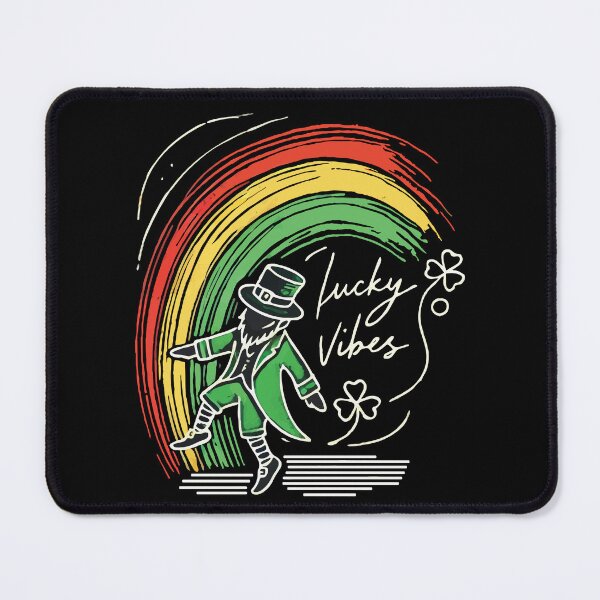 Item preview, St. Patrick's Day Lucky Vibes Rainbow designed and sold by LuminOrb.