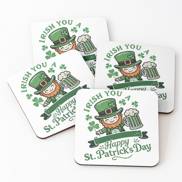 Item preview, St. Patrick's Day Funny Leprechaun With Beer Mug designed and sold by LuminOrb.