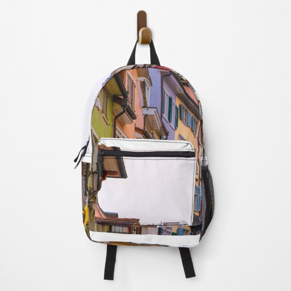 Item preview, City Street with Colorful House in Zurich designed and sold by Mats Silvan.
