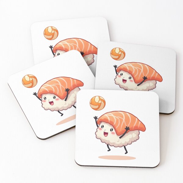 Item preview, Funny Kawaii Sushi Playing Ball designed and sold by Adrian Kane.