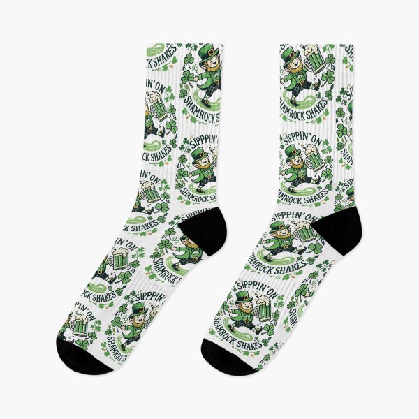 Item preview, Sippin 'on Shamrock Shakes St. Patricks Day Joy designed and sold by LuminOrb.