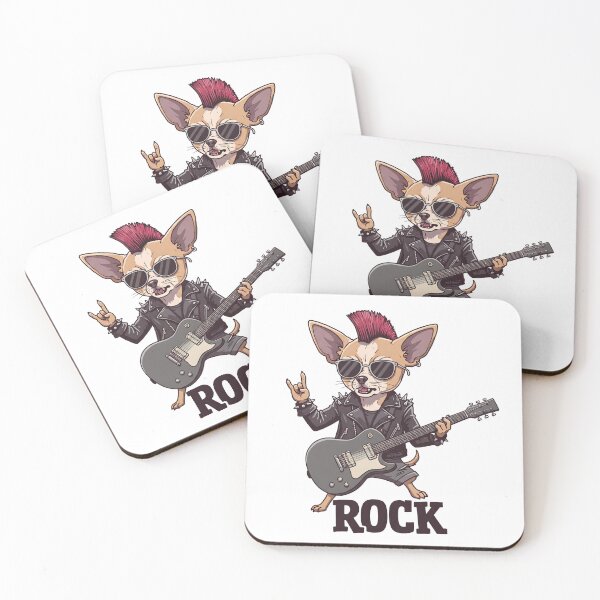 Item preview, Rock 'n' Roll Chihuahua with a Guitar designed and sold by Drevorezkin.