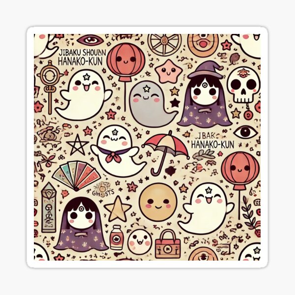 Item preview, Cute halloween characters  designed and sold by ellisstudio.