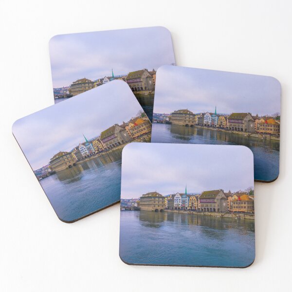 Item preview, Cityscape and House on River Limmat in City of Zurich designed and sold by Mats Silvan.