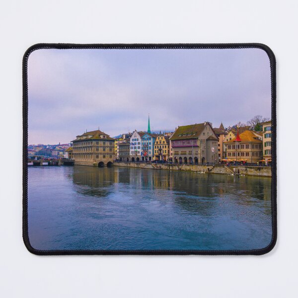 Item preview, Cityscape and House on River Limmat in City of Zurich designed and sold by Mats Silvan.