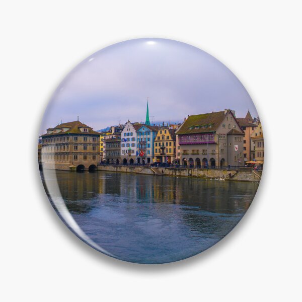 Item preview, Cityscape and House on River Limmat in City of Zurich designed and sold by Mats Silvan.