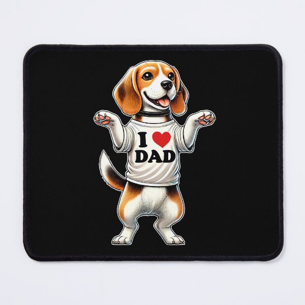 Item preview, Beagle Dad I Love Dad Beagle Lover designed and sold by Kimberley King Art King Art.