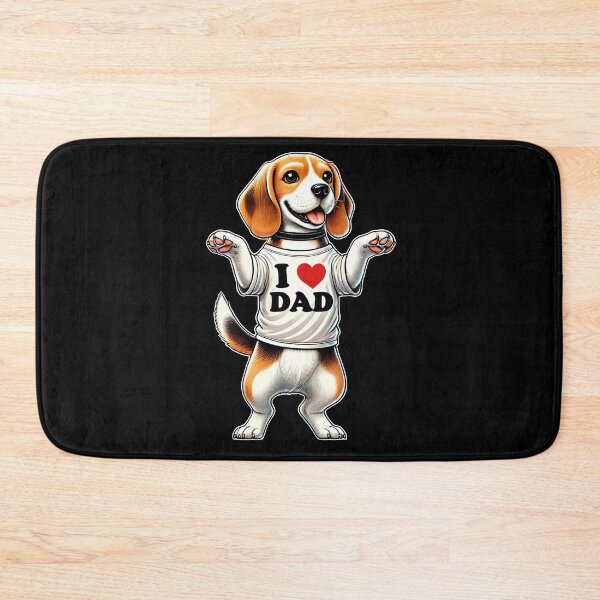 Item preview, Beagle Dad I Love Dad Beagle Lover designed and sold by Kimberley King Art  King Art.