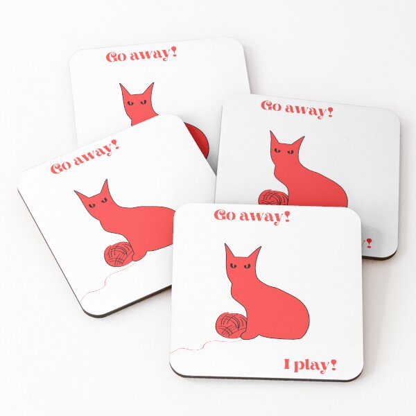 Item preview, Cat playing, dont disturb. designed and sold by NextDoorToMe.