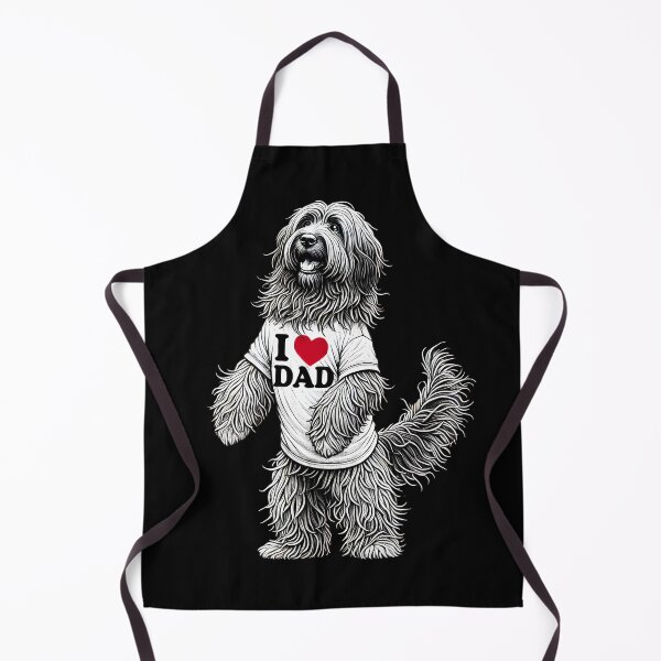 Item preview, Bergamasco Shepherd Dad I Love Dad Bergamasco Shepherd Lover designed and sold by Kimberley King Art King Art.