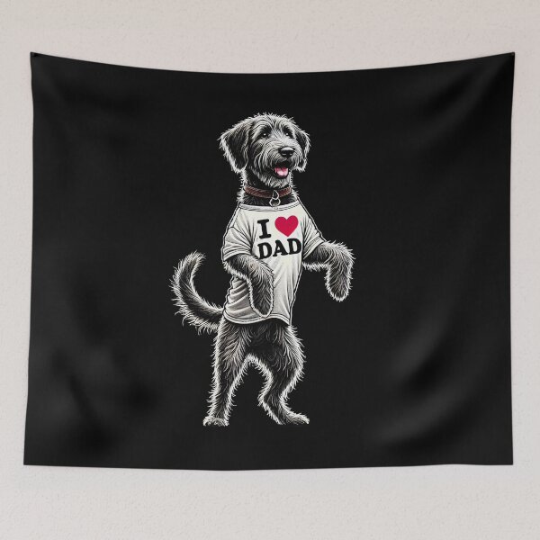 Item preview, Berger Picard Dad I Love Dad Berger Picard Lover designed and sold by Kimberley King Art  King Art.