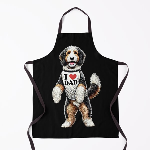 Item preview, Bernedoodle Dad I Love Dad Bernedoodle Lover designed and sold by Kimberley King Art King Art.