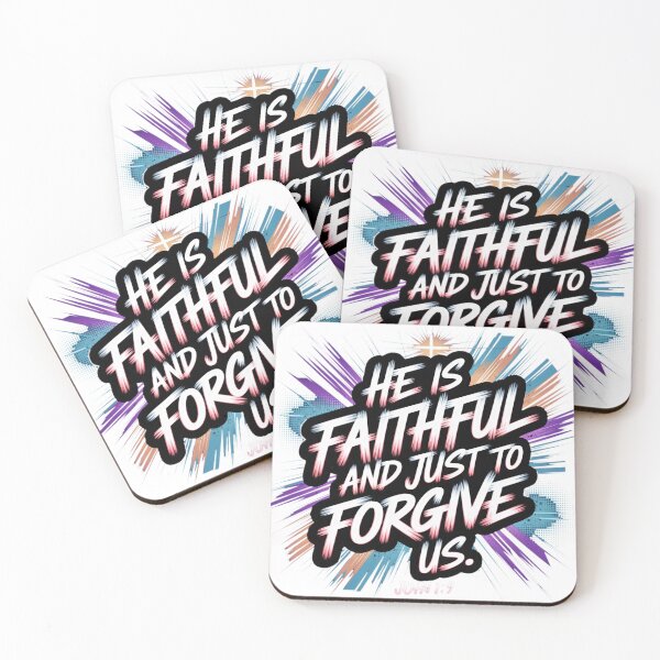 Item preview, He Is Faithful and Just - Christian Graffiti T-Shirt | 1 John 1:9 designed and sold by JassPrintondmd.
