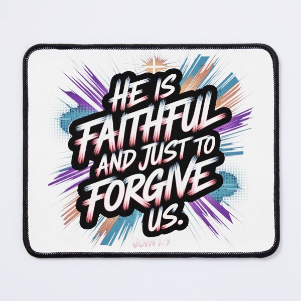 Item preview, He Is Faithful and Just - Christian Graffiti T-Shirt | 1 John 1:9 designed and sold by JassPrintondmd.